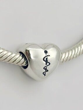 Pandora Medicina Heart Charm For Bracelet